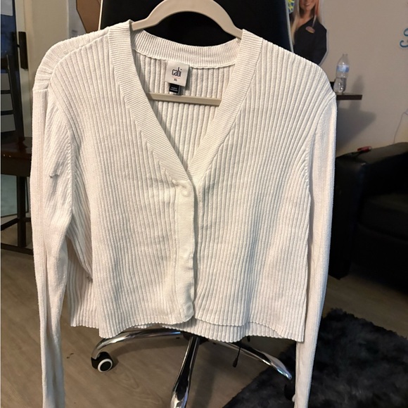 cabi Slim Rib Cardigan - Picture 2 of 3